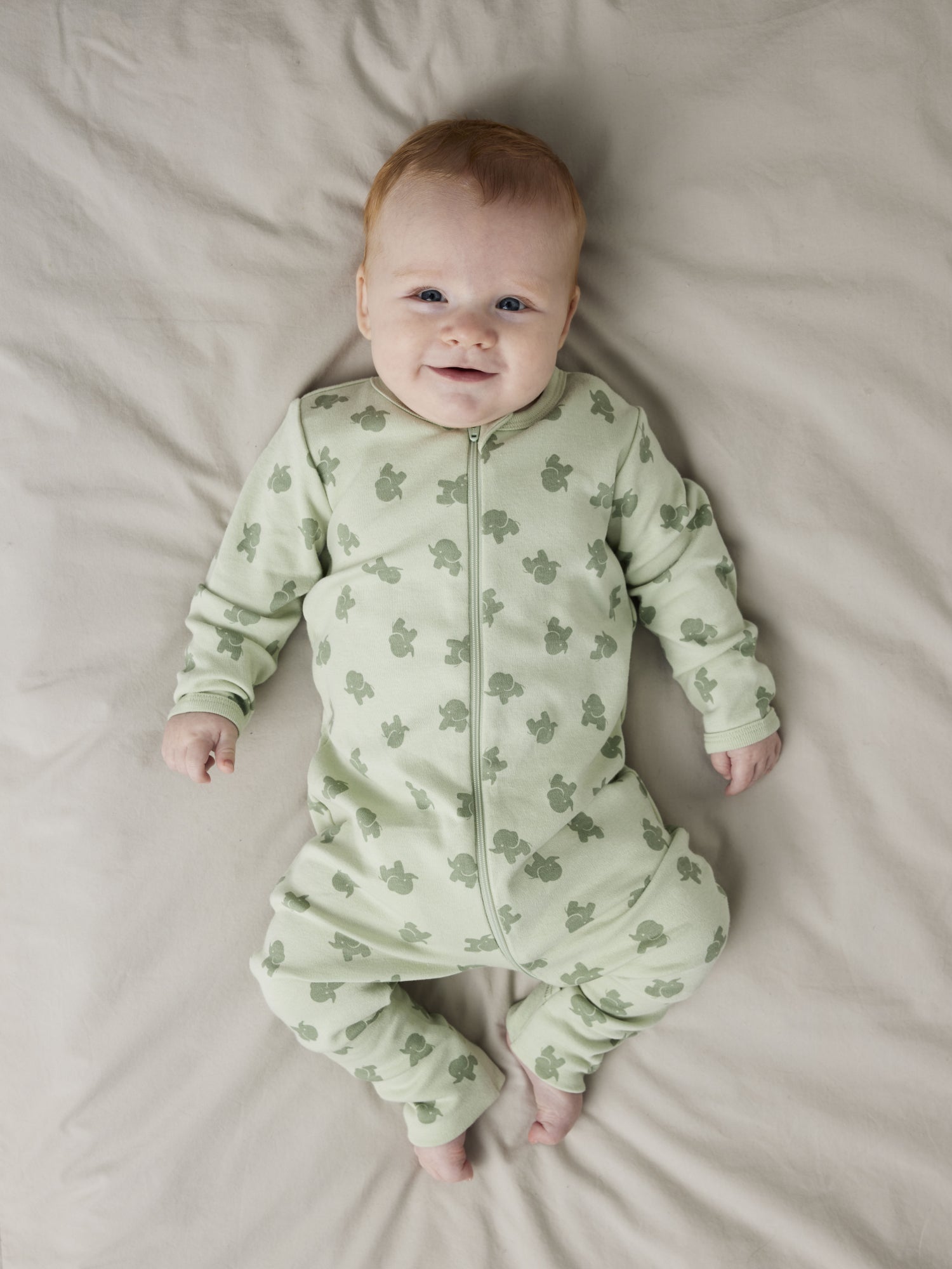 Name it Strampler grün