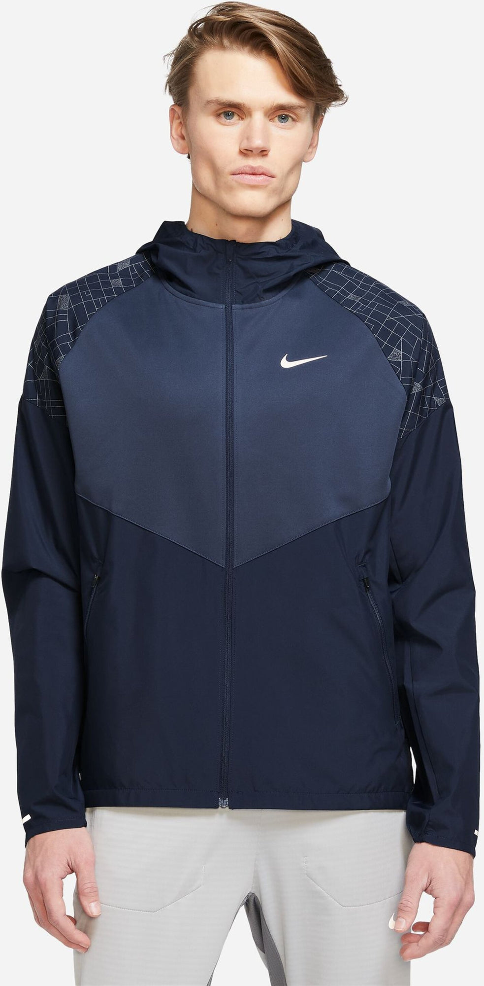 Nike Shirtjacken dunkelblau