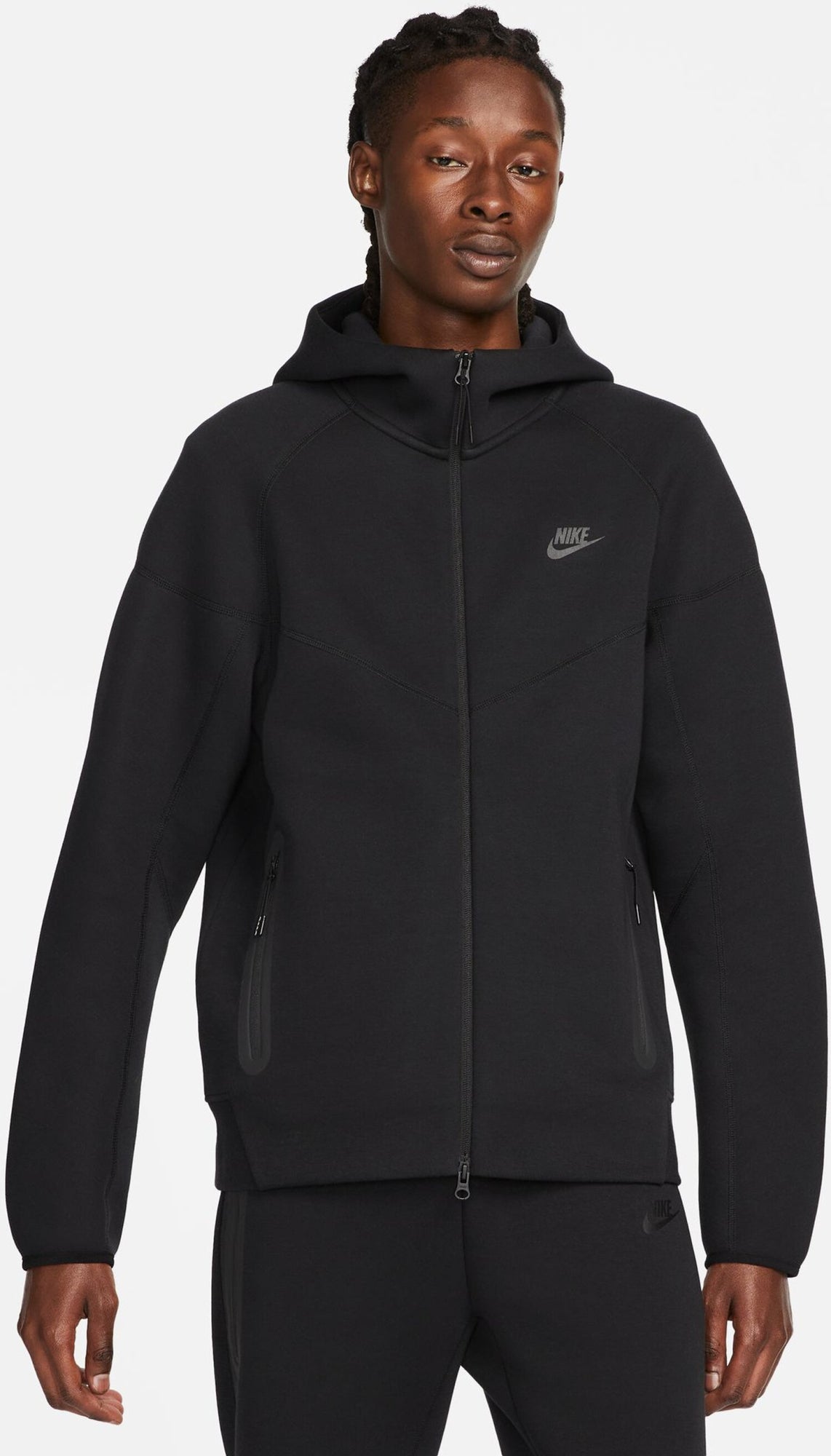 Nike Shirtjacken schwarz