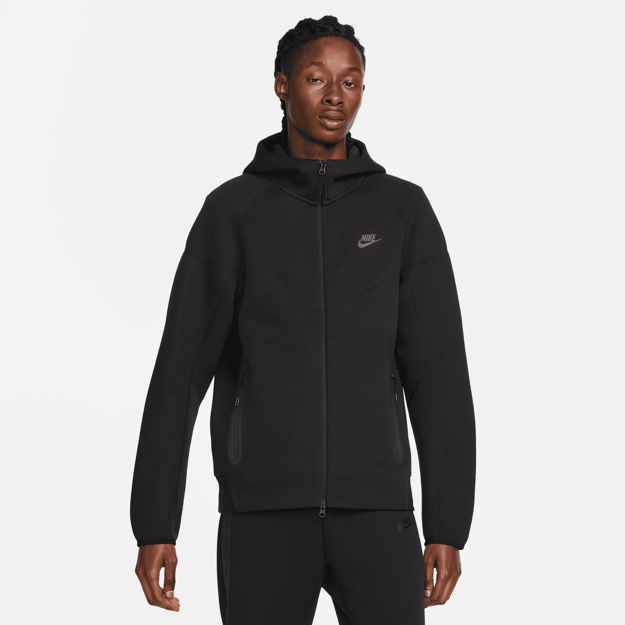 Nike Shirtjacken schwarz