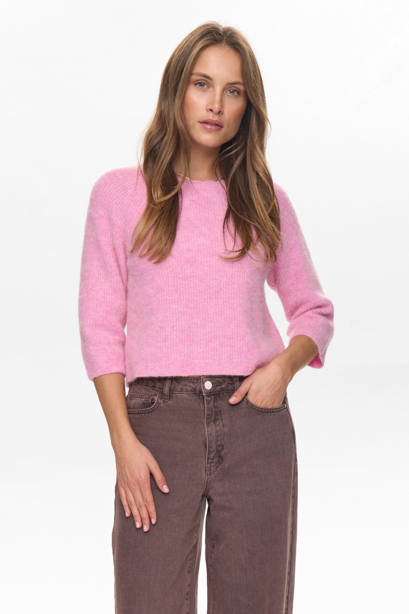 Nümph Pullover rosa