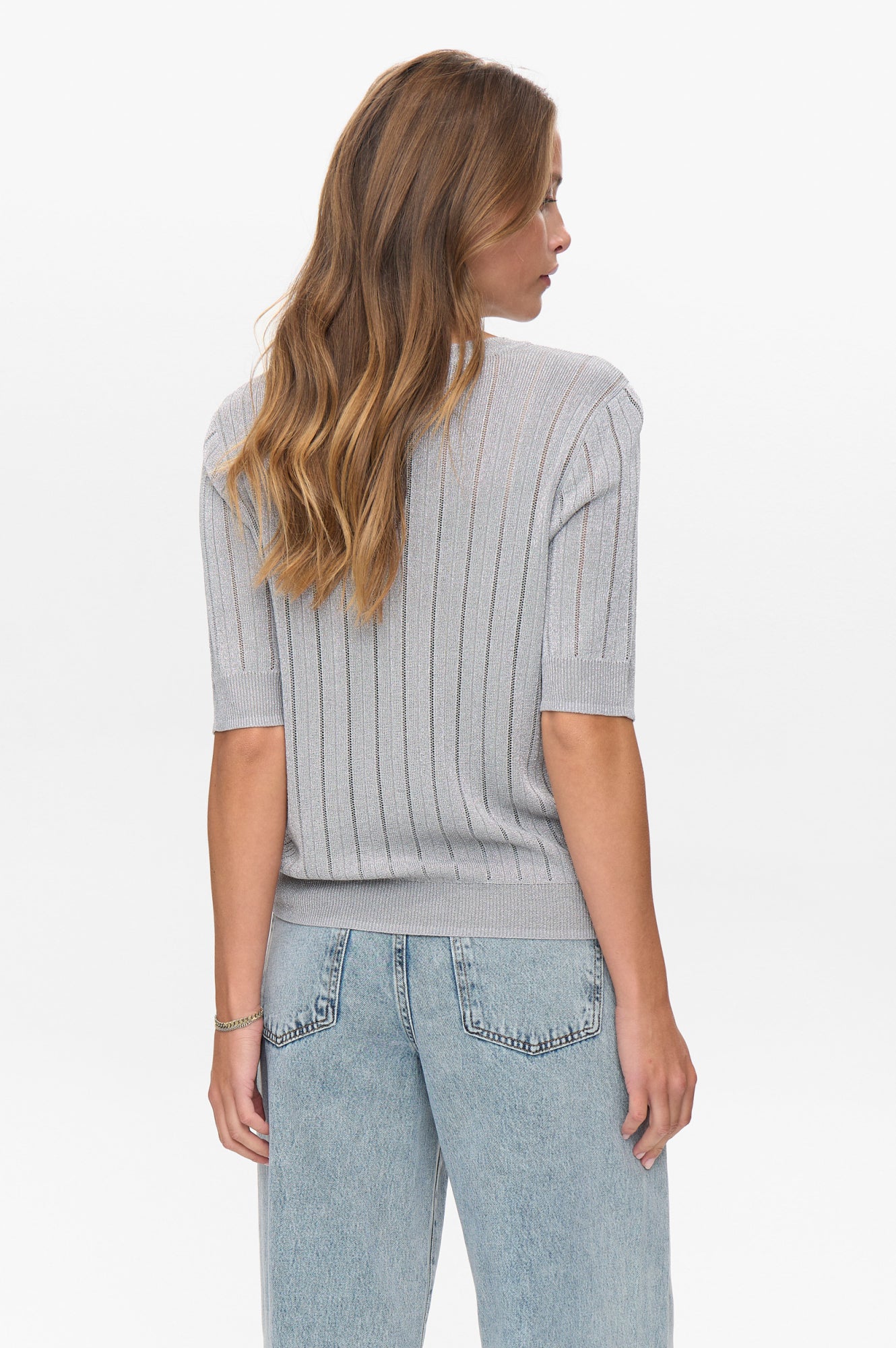 Nümph Pullover  silber