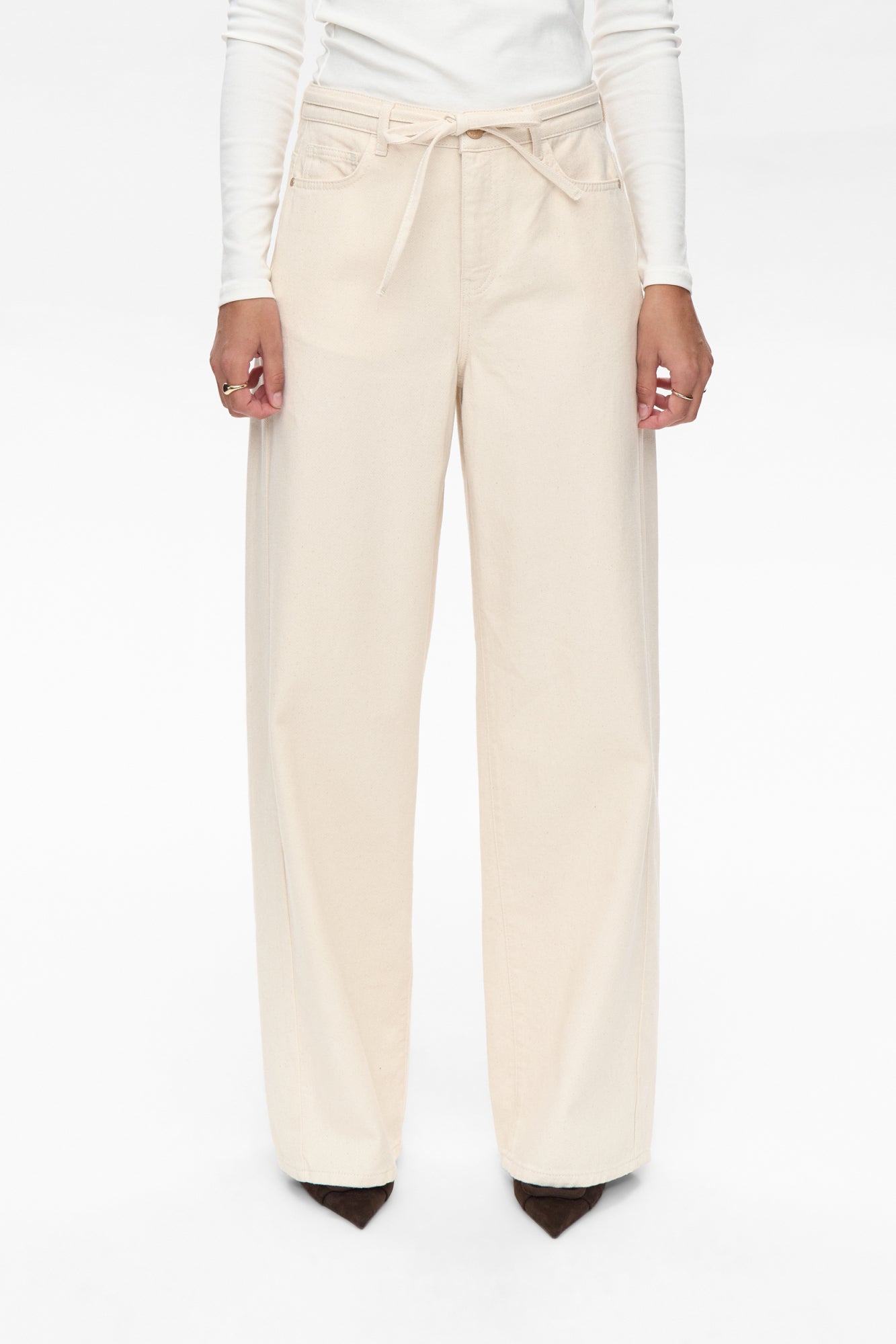 Nümph Businesshosen  creme