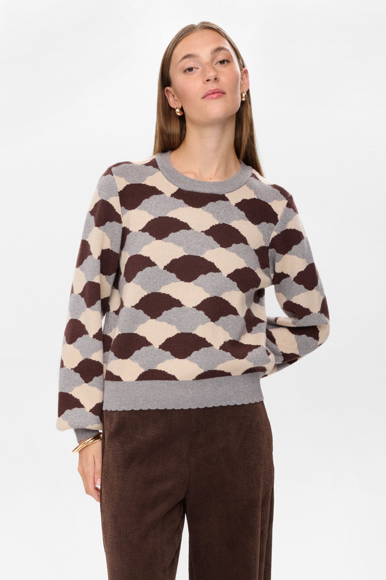 Nümph Pullover braun