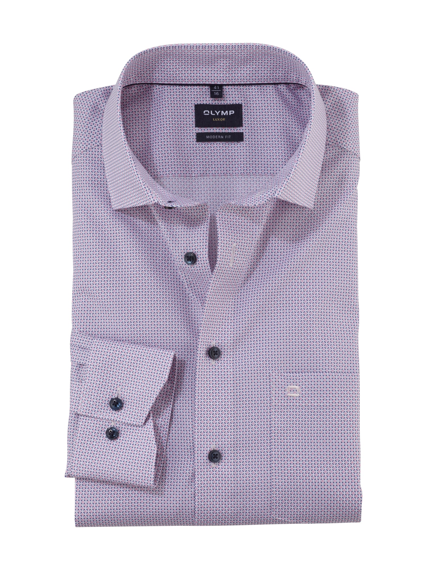 OLYMP Hemden lila