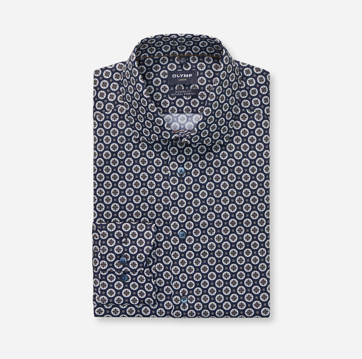 OLYMP Hemden  blau