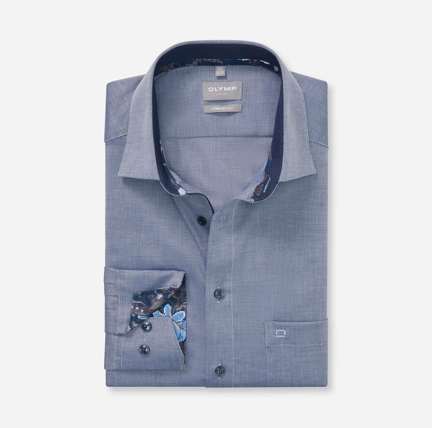 OLYMP Hemden  blau