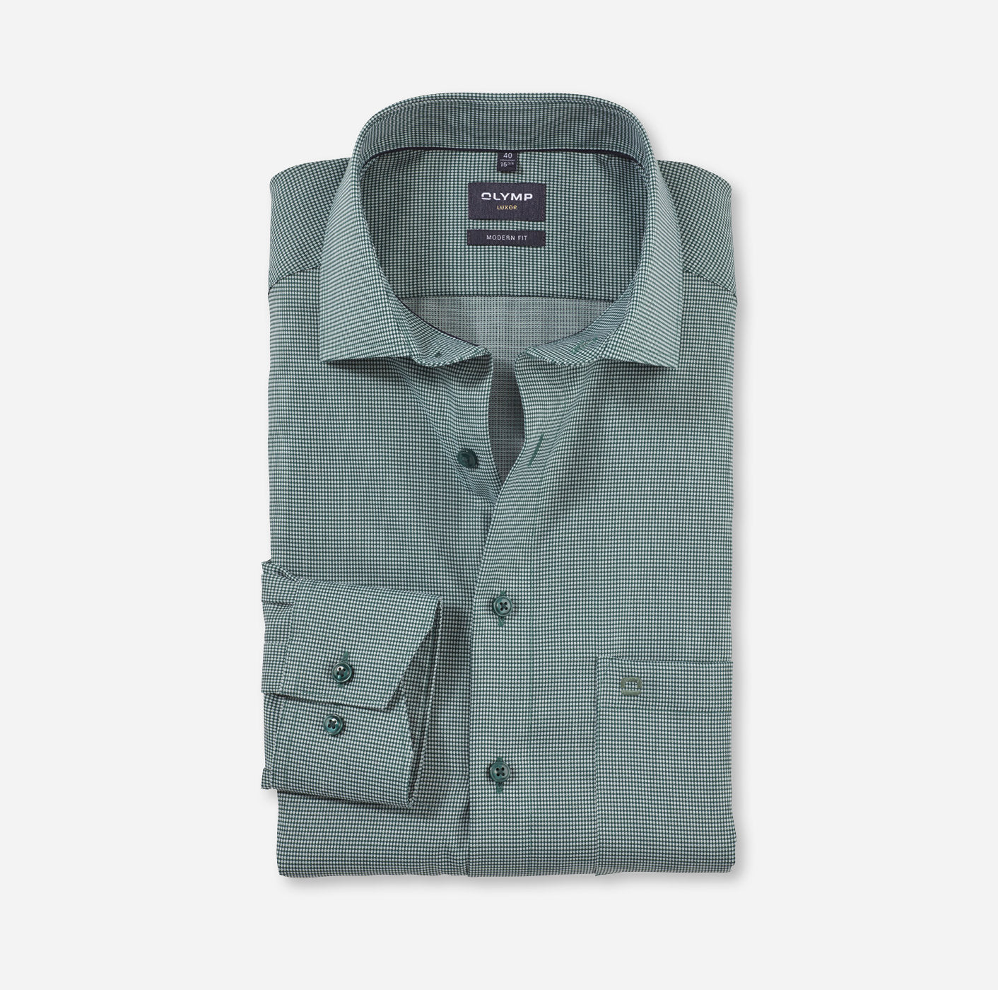 OLYMP Hemden grün