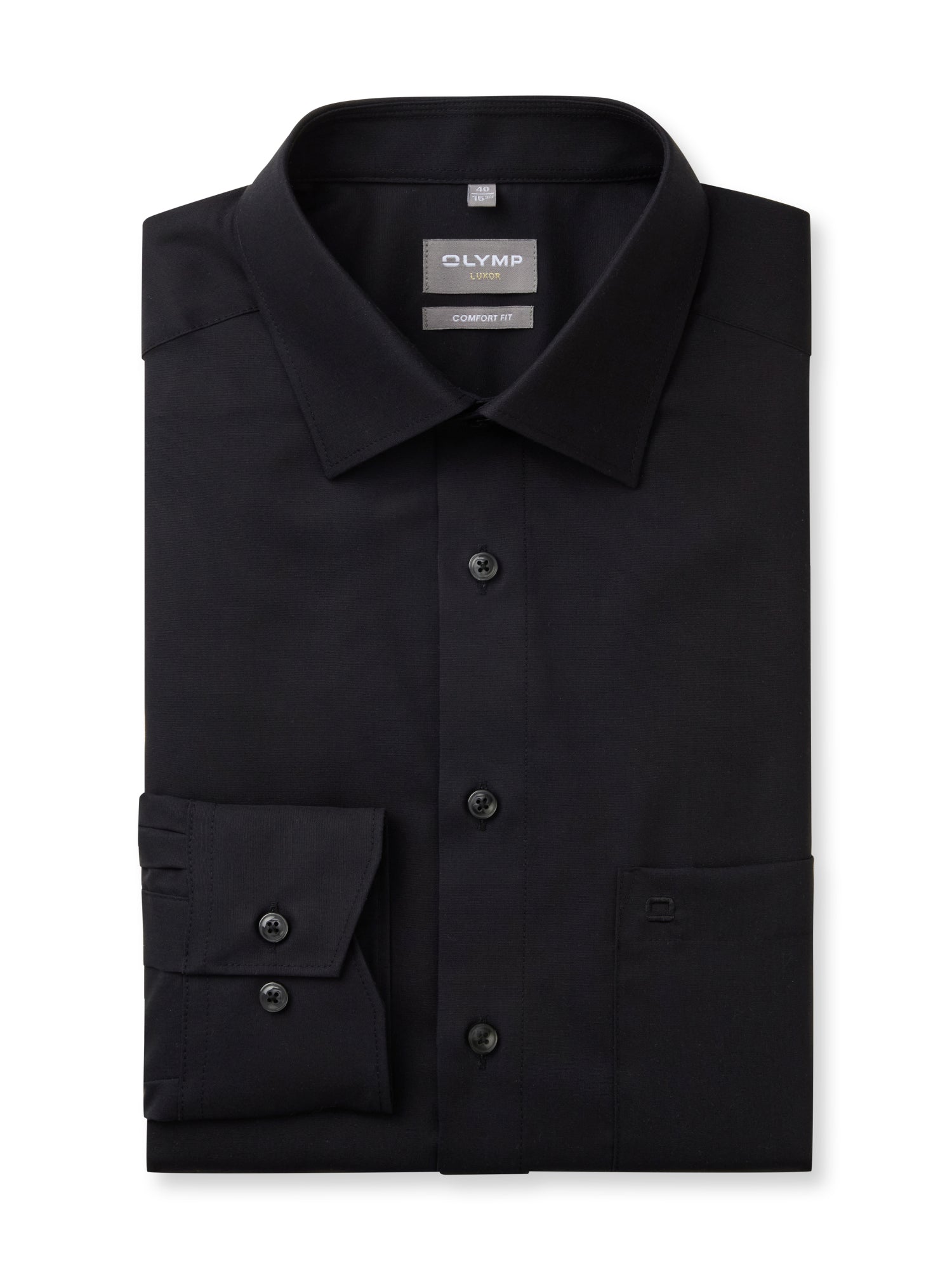OLYMP Hemden schwarz