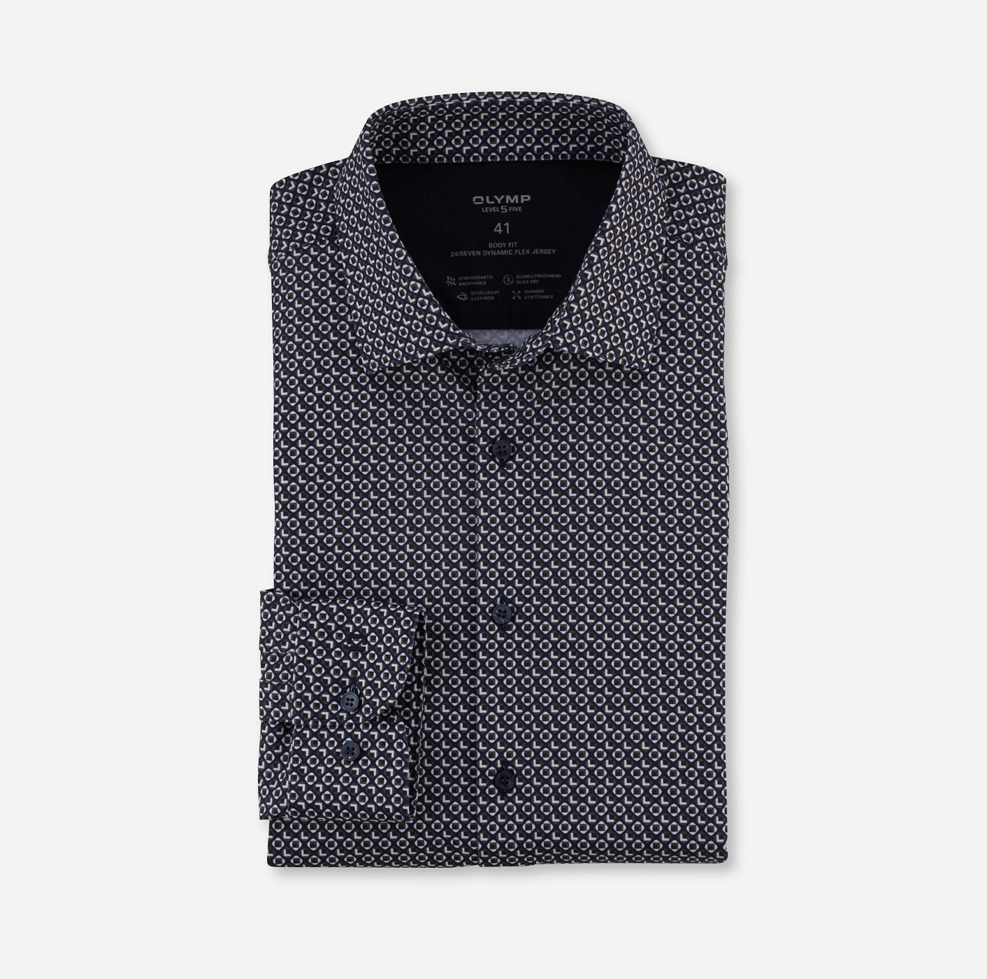 OLYMP Hemden  schwarz
