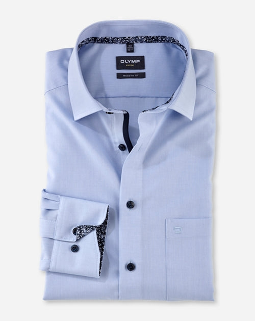 OLYMP Hemden  blau