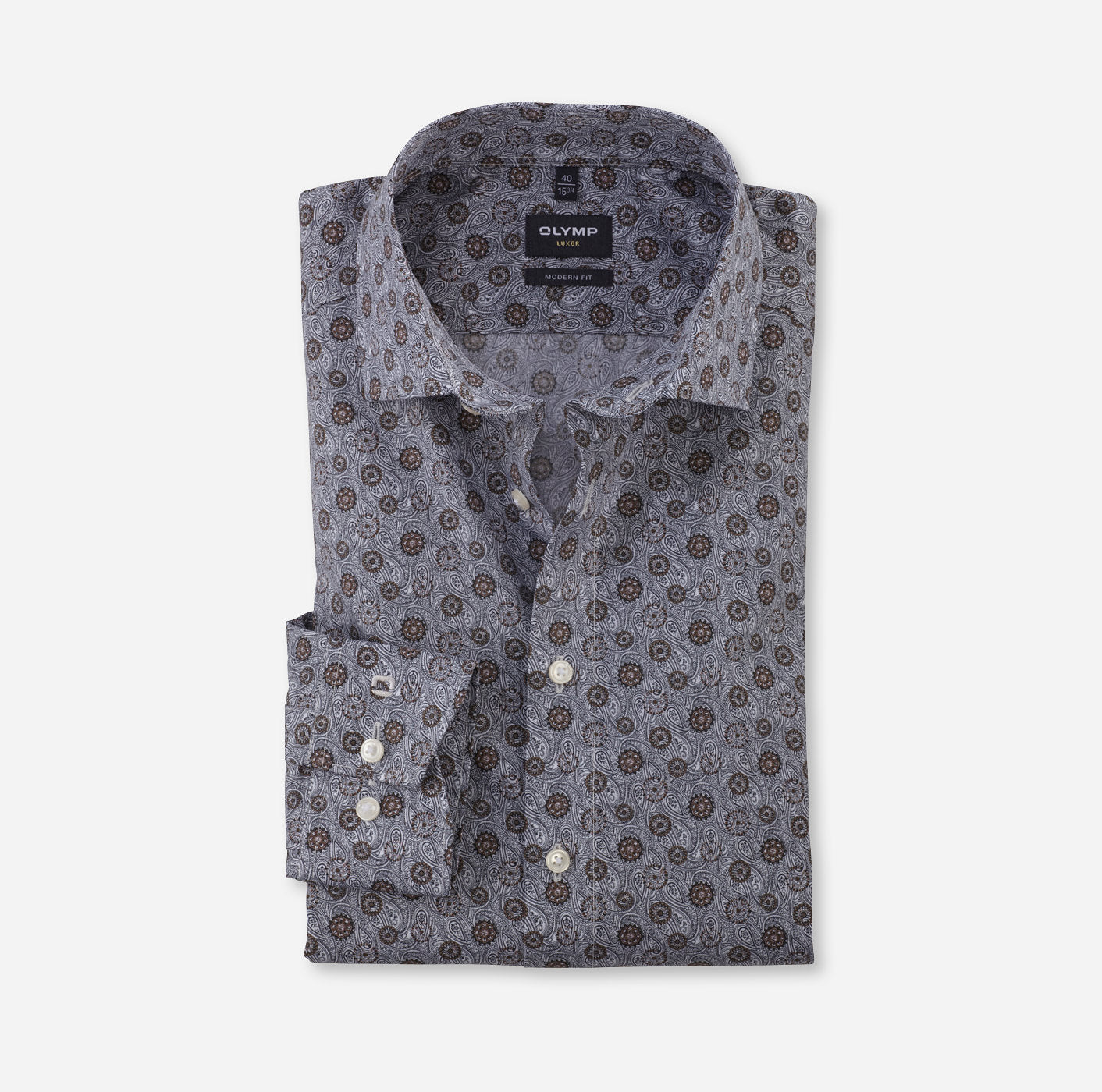 OLYMP Hemden grau
