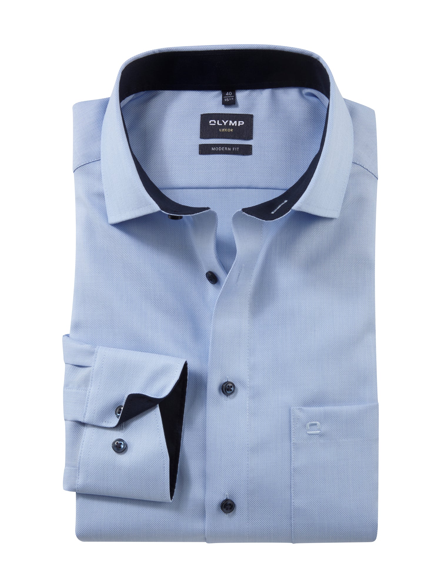 OLYMP Hemden blau