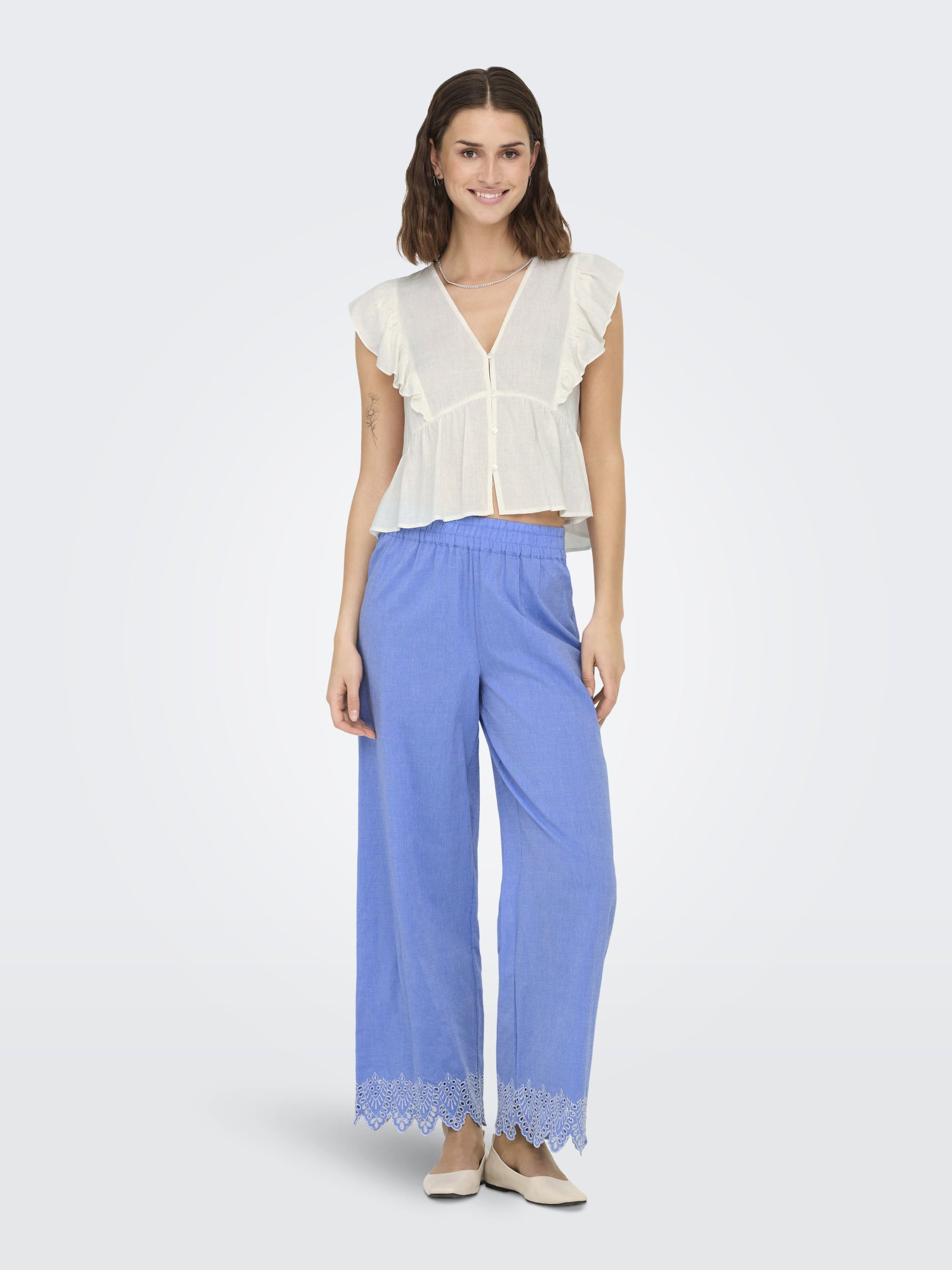 ONLY Culottes  blau