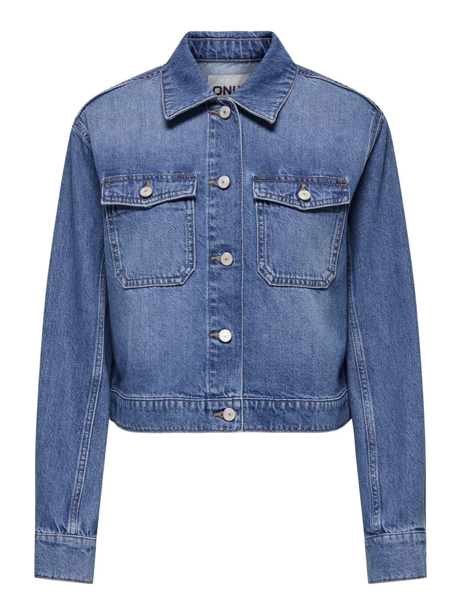 ONLY Jeansjacken dunkelblau