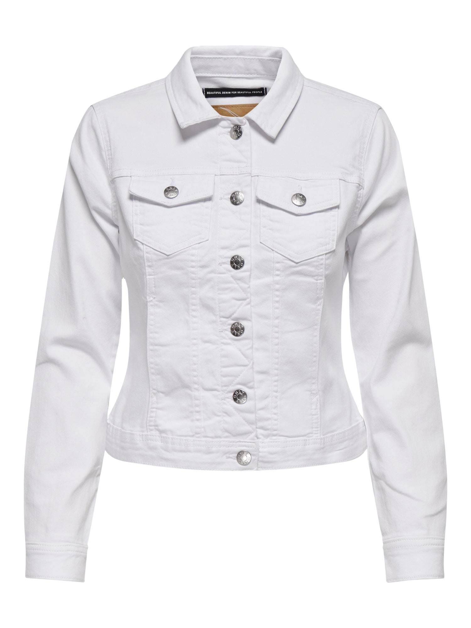 ONLY Jeansjacken weiß