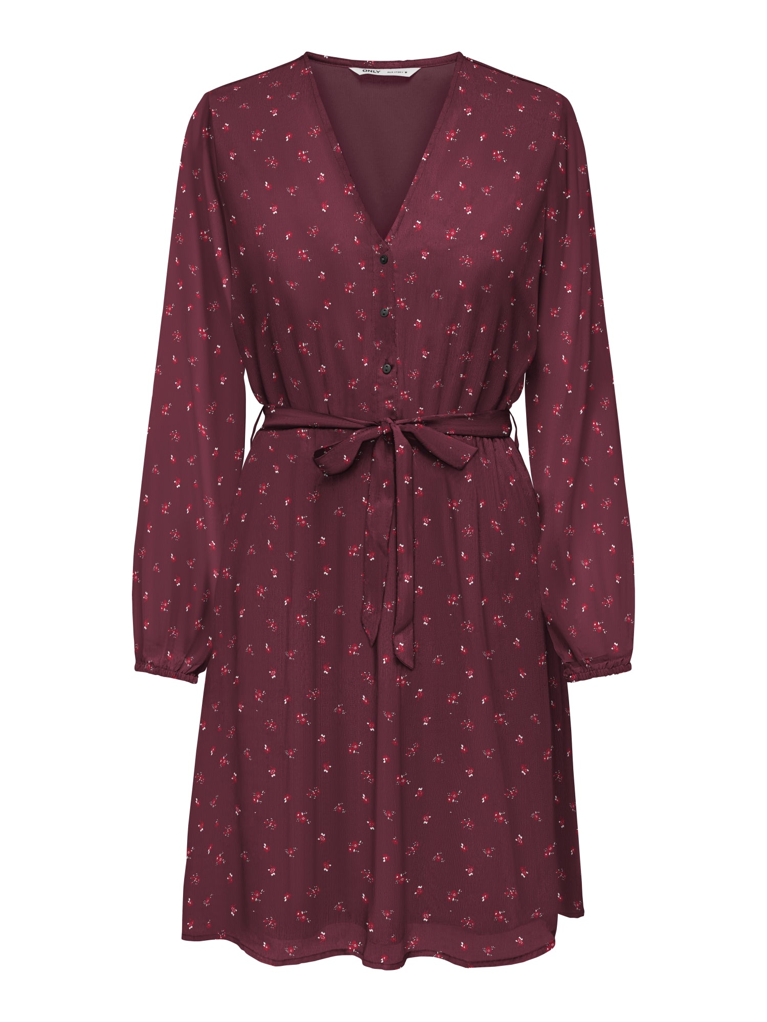 ONLY Freizeitkleider dunkelrot