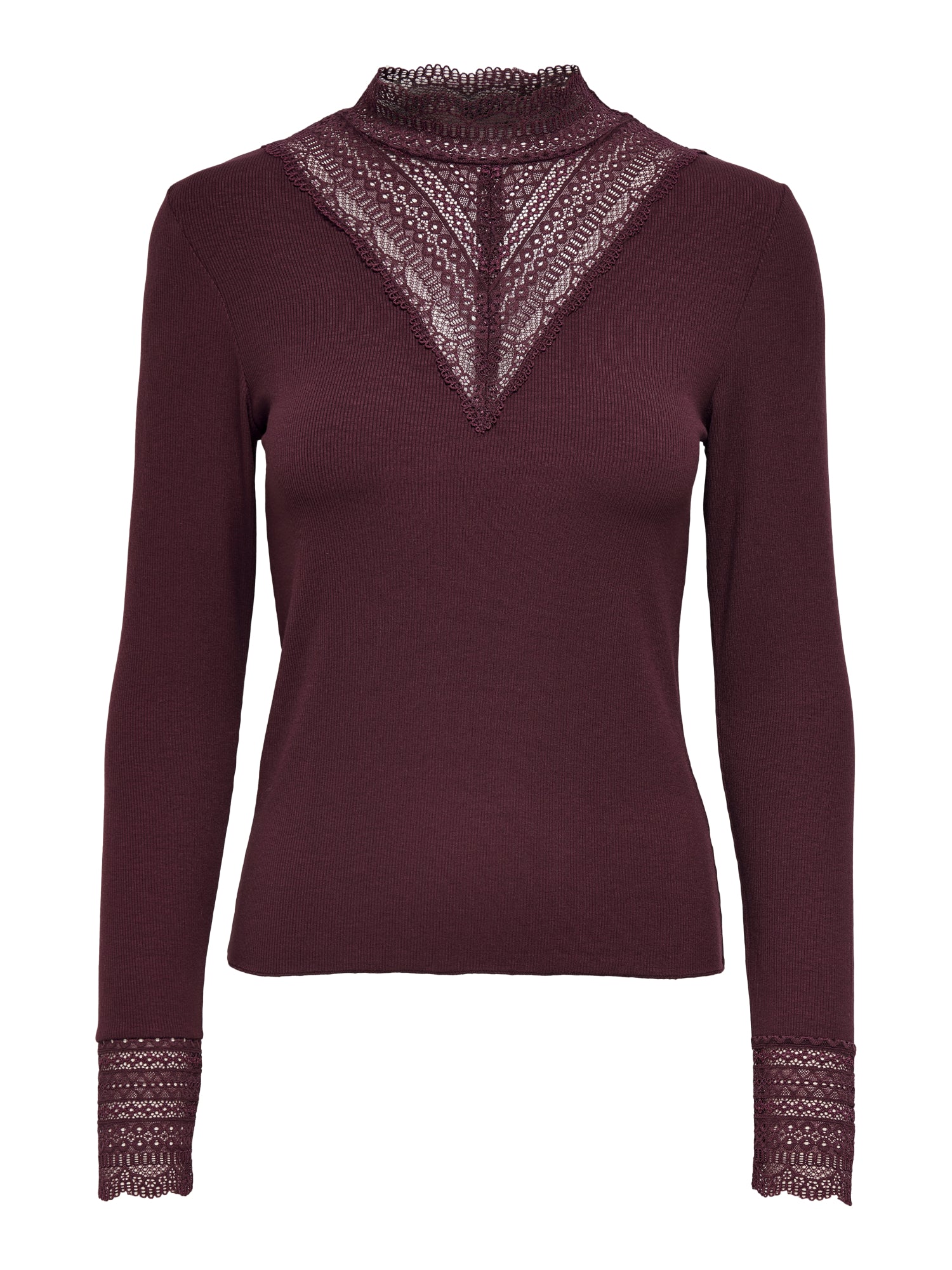 ONLY Langarmshirts rot