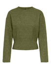 ONLY Pullover dunkelgrün