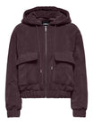 ONLY Outdoor-Jacken dunkelrot
