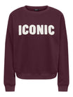 ONLY Sweatshirts bordeaux