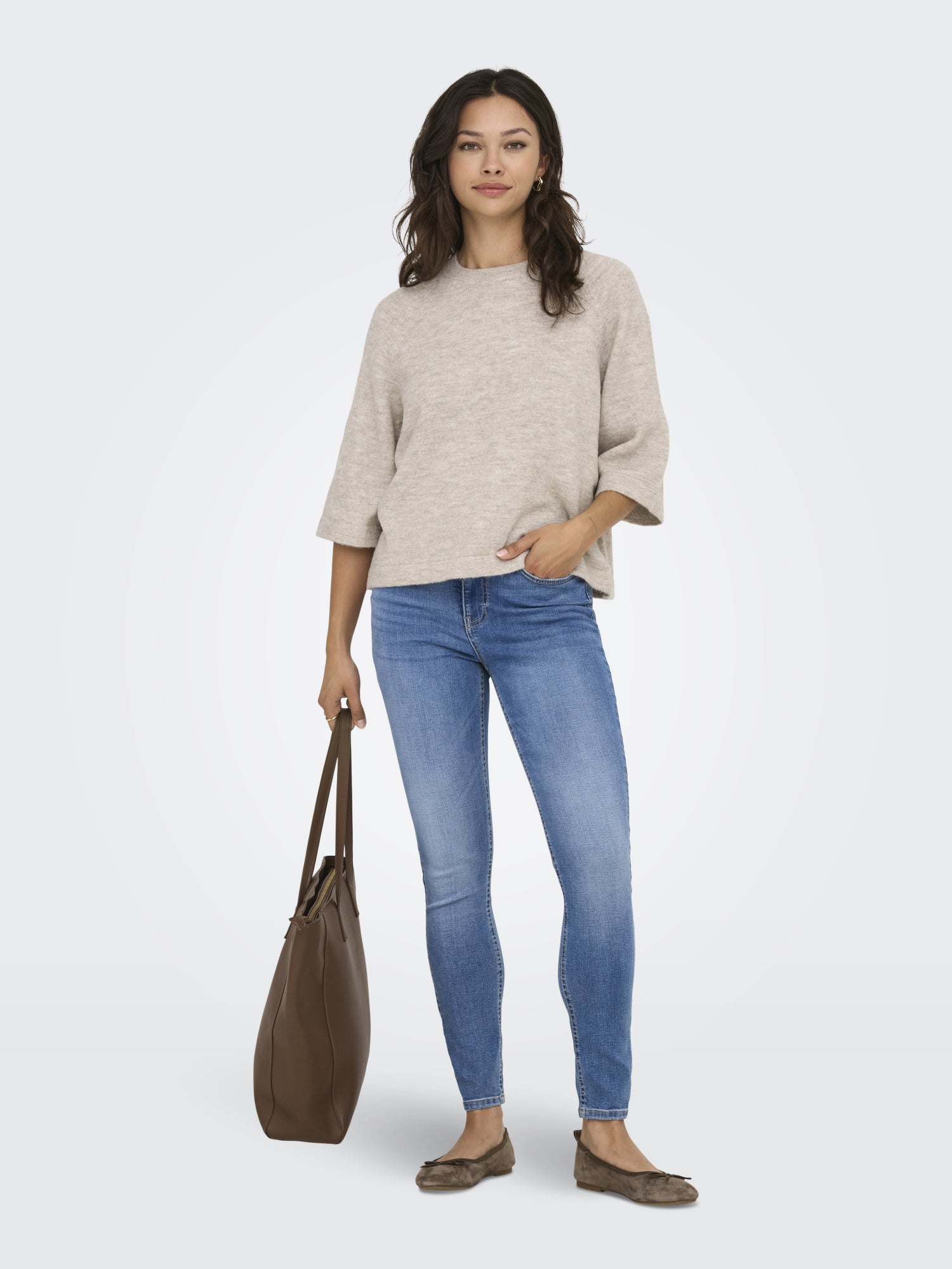 ONLY Pullover  beige