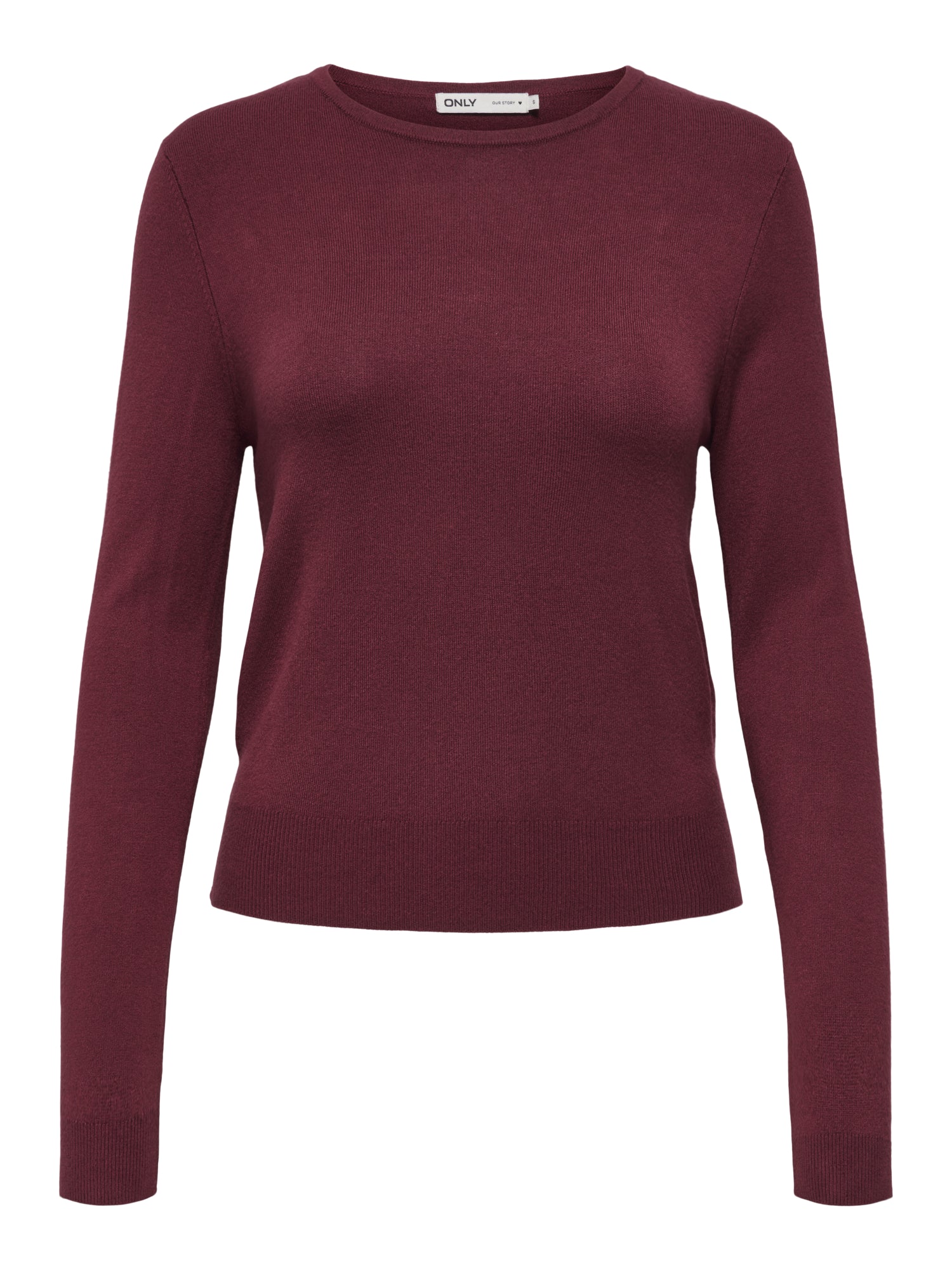 ONLY Pullover dunkelrot