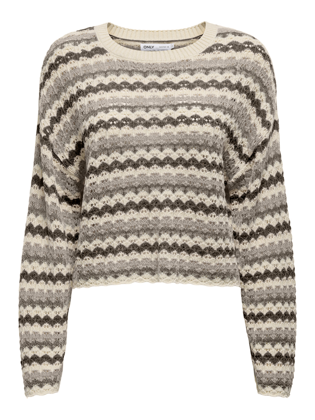 ONLY Pullover grau