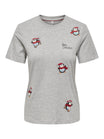 ONLY T-Shirts hellgrau