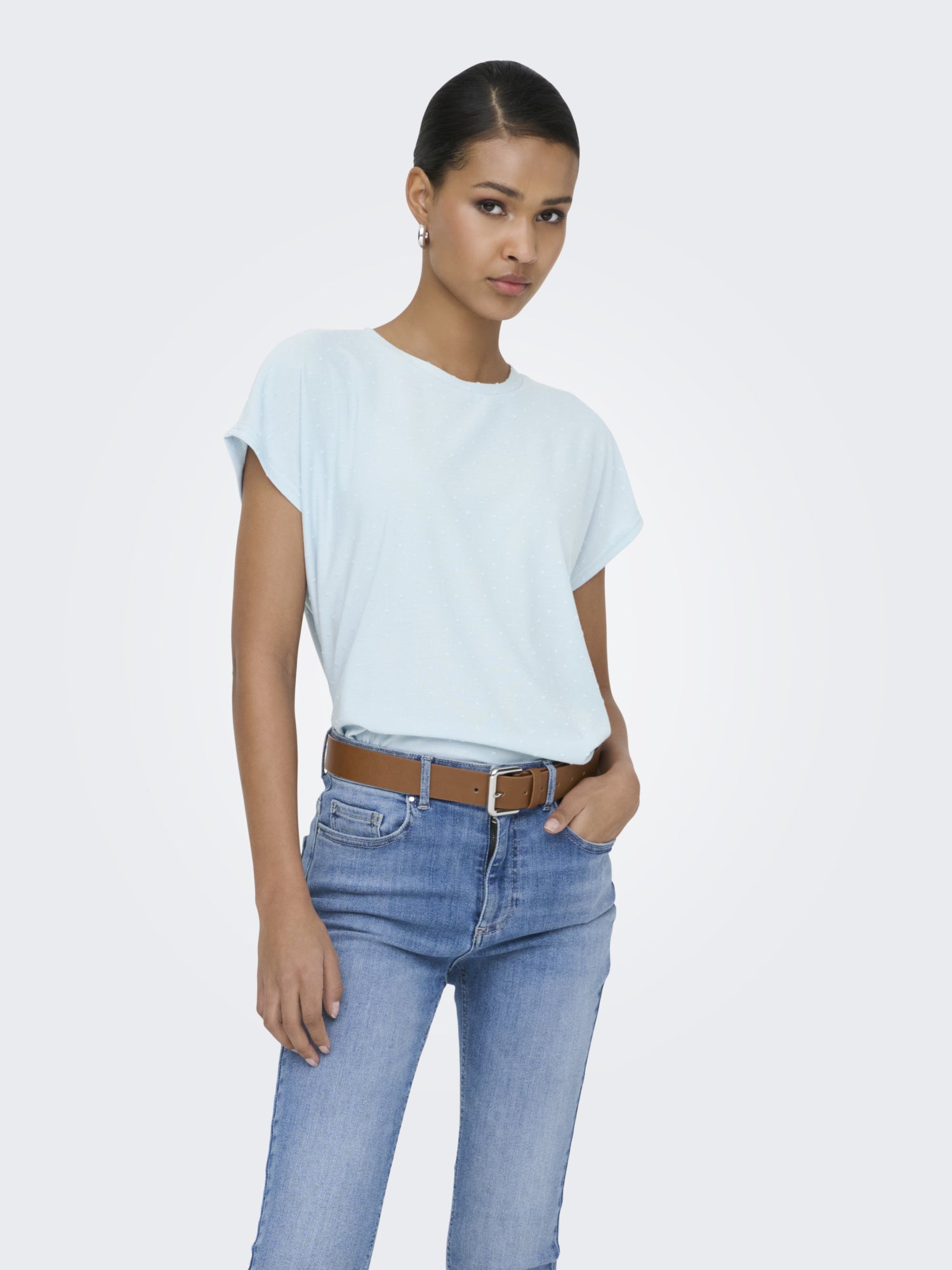 ONLY T-Shirts hellblau