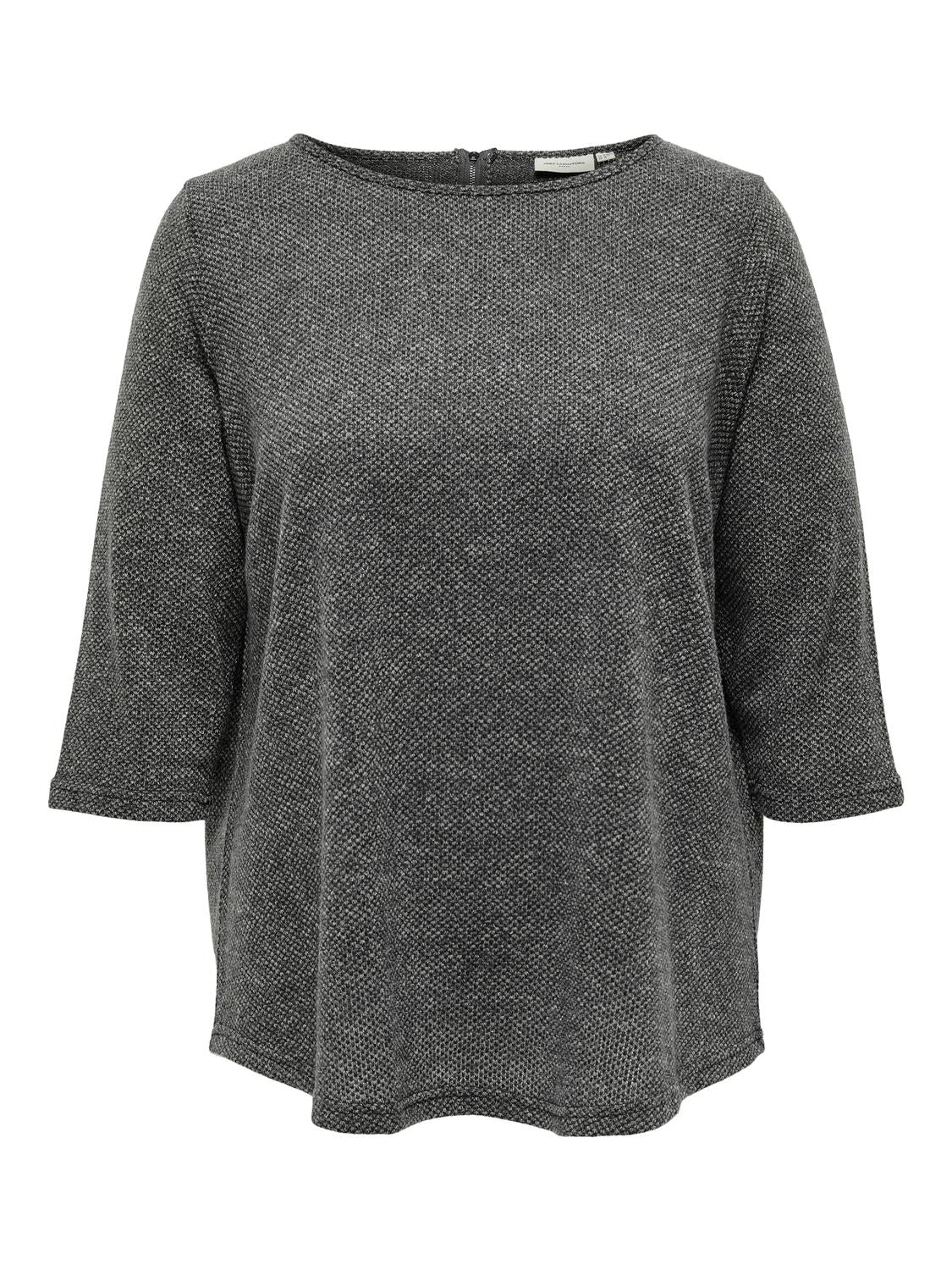 ONLY Carmakoma Blusen hellgrau