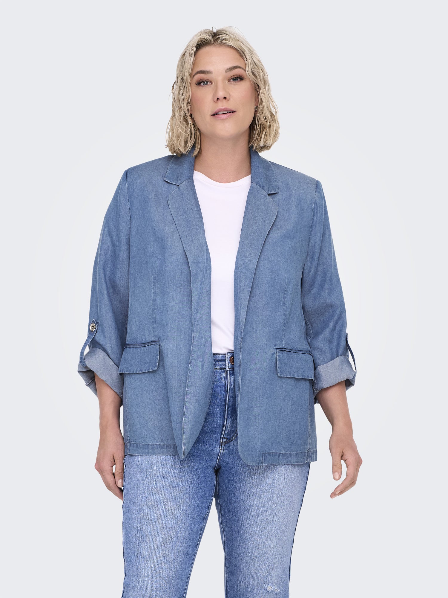 ONLY Carmakoma Blazer blau