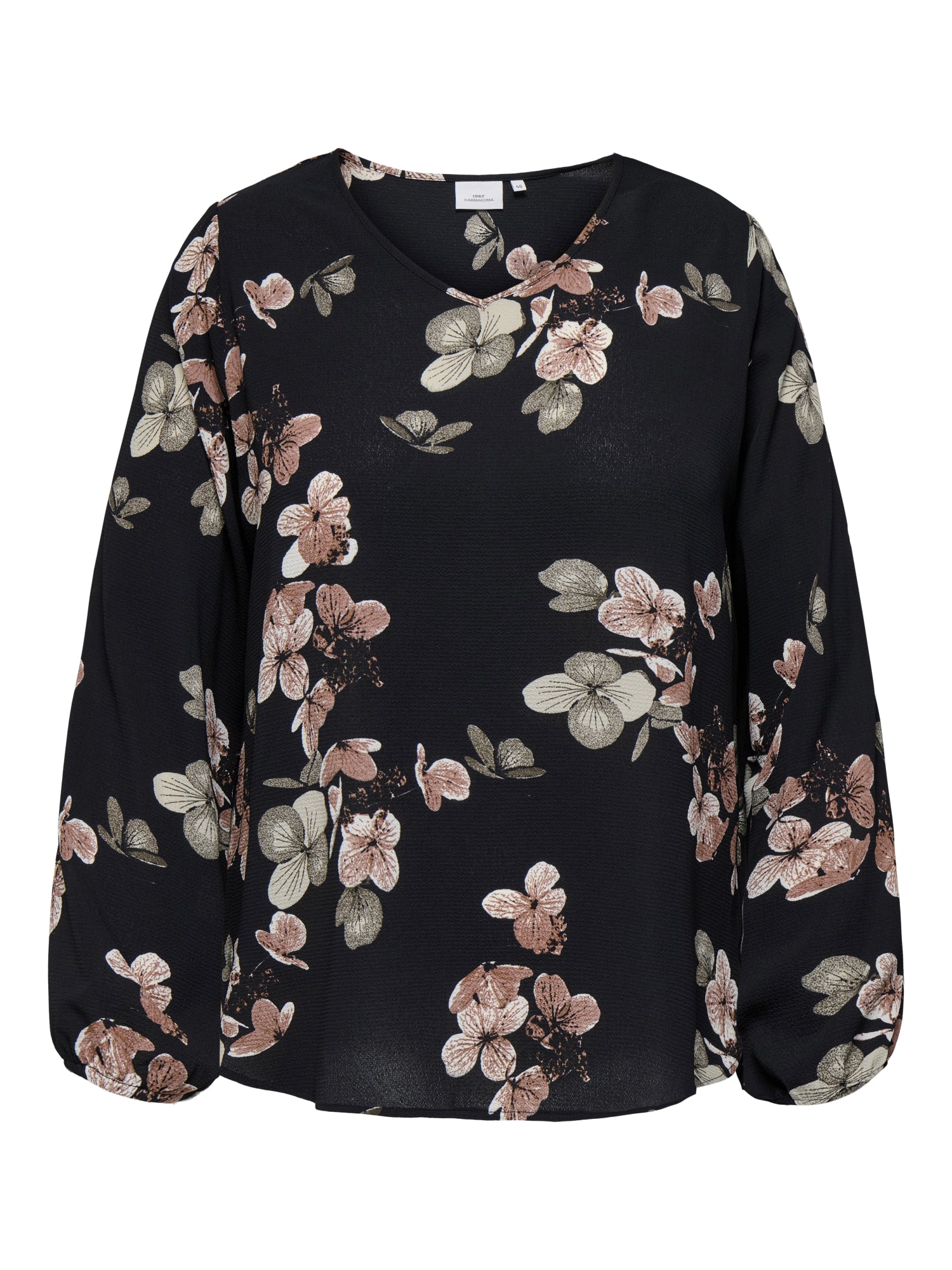 ONLY Carmakoma Blusen  schwarz