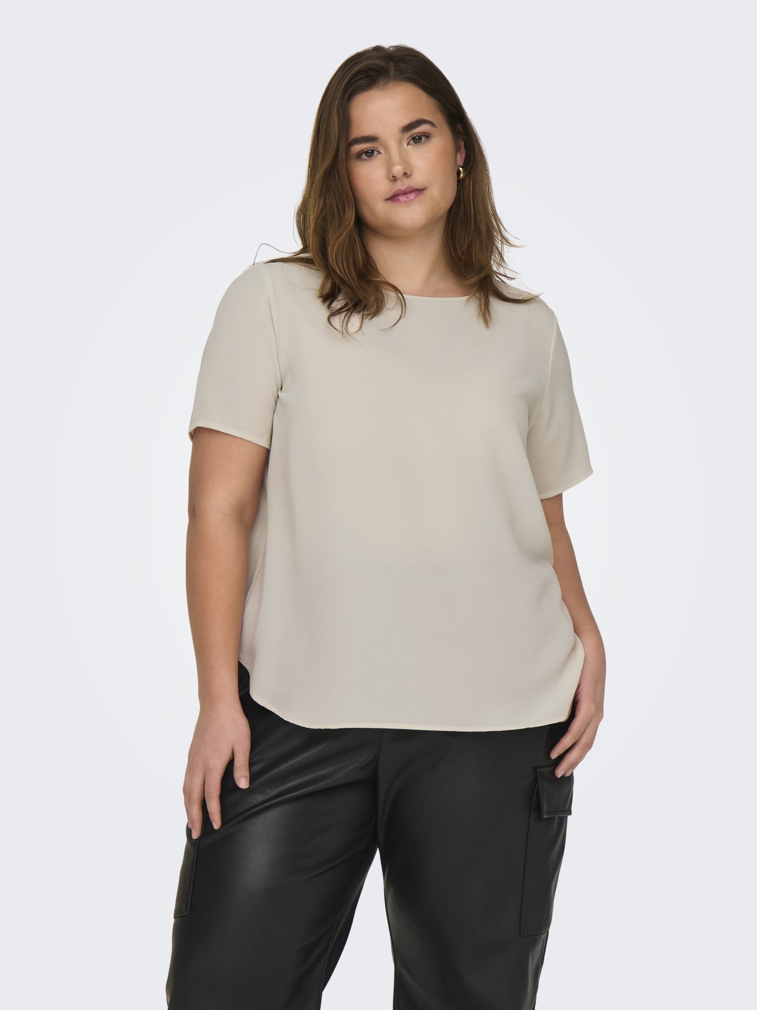 ONLY Carmakoma Blusen beige