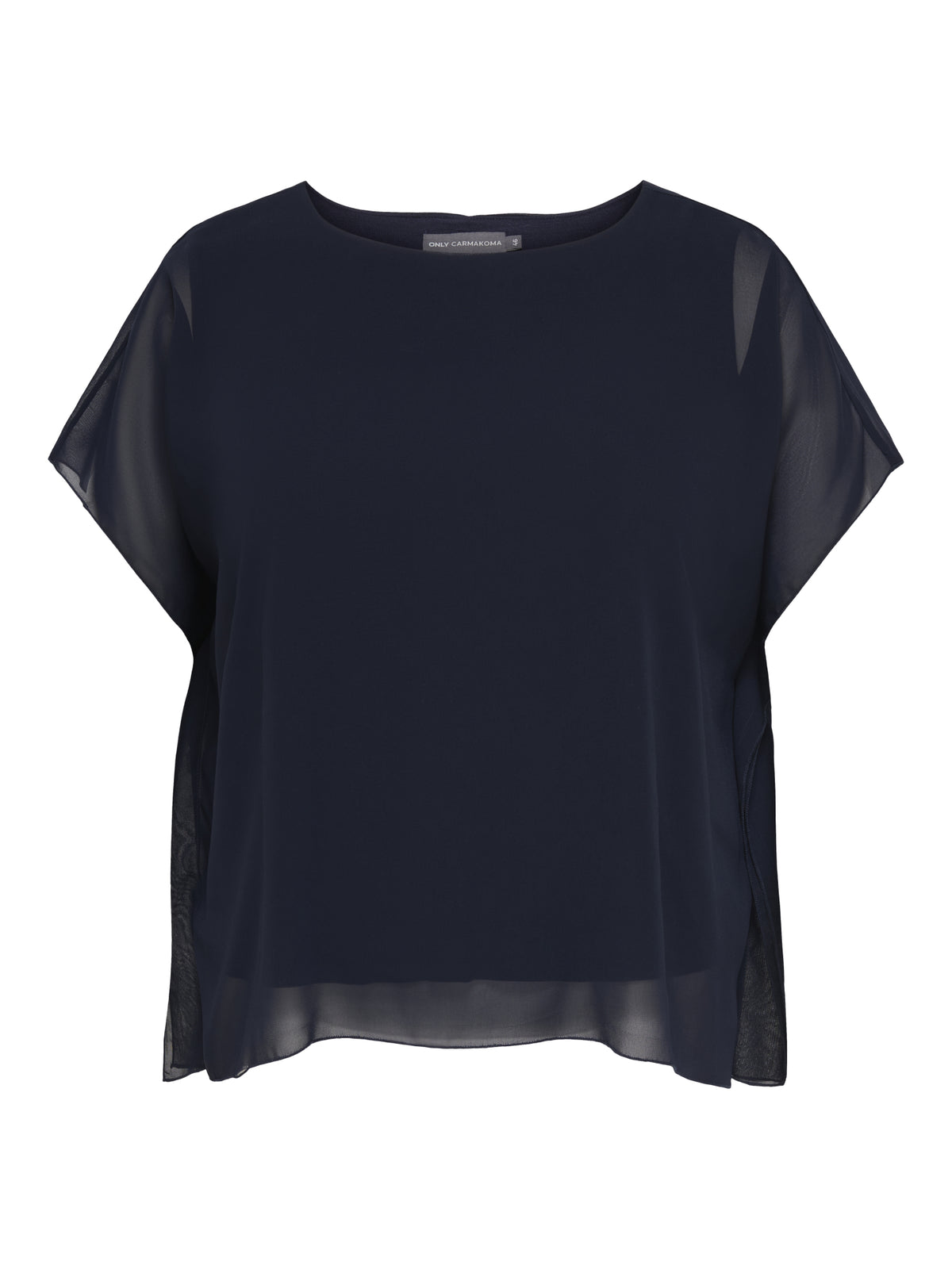 ONLY Carmakoma Blusen dunkelblau