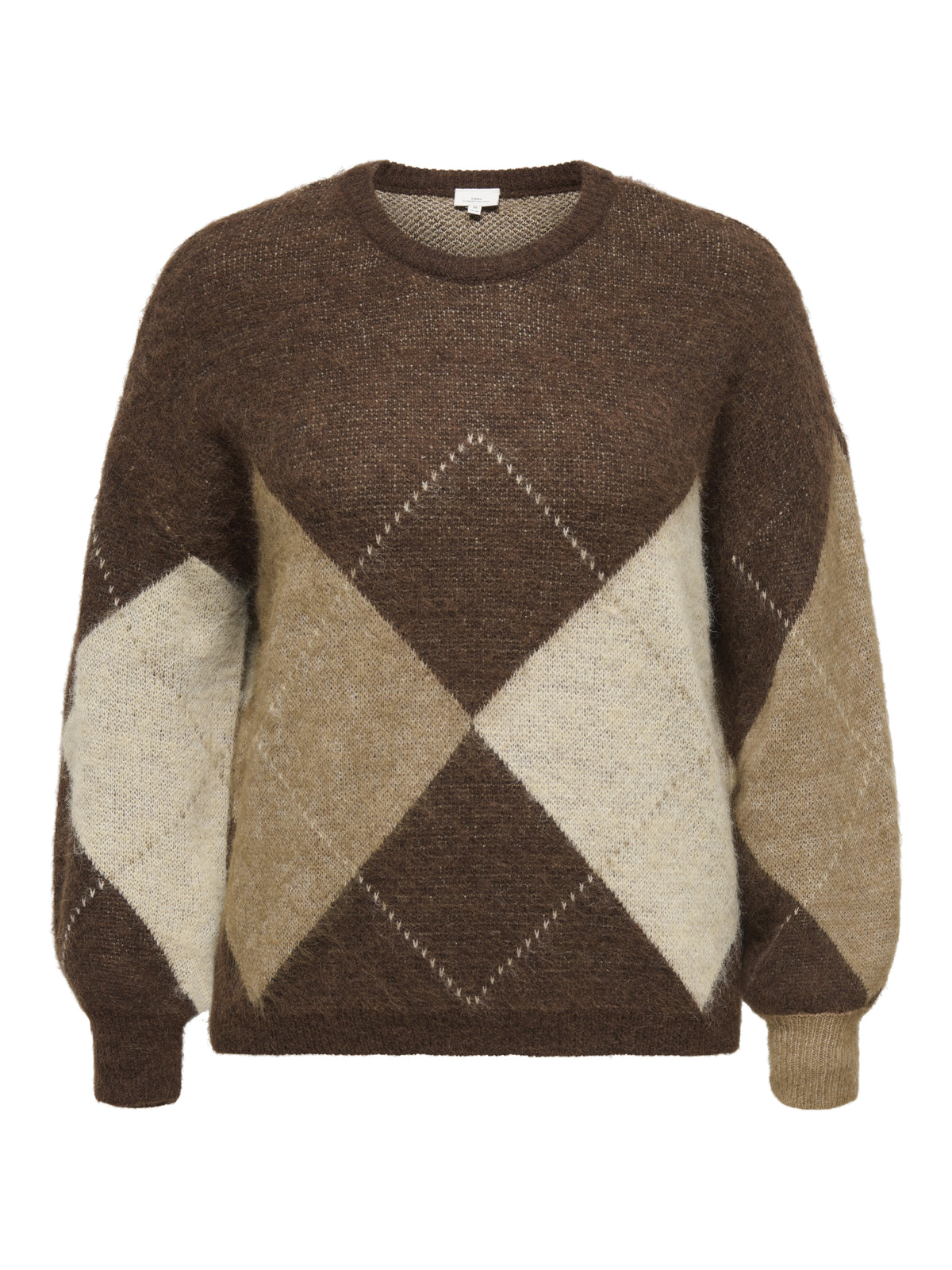 ONLY Carmakoma Pullover braun