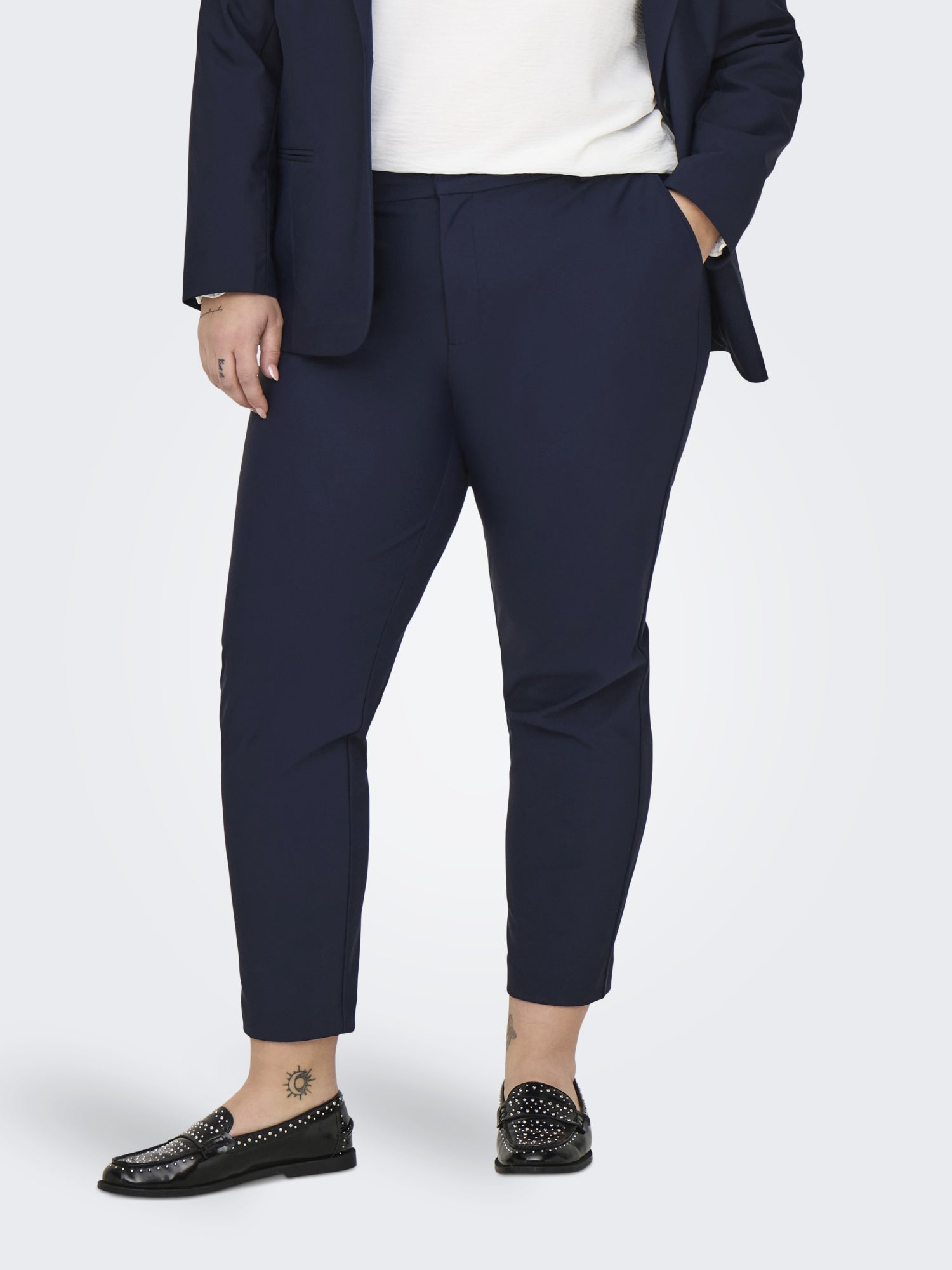 ONLY Carmakoma Leggings dunkelblau