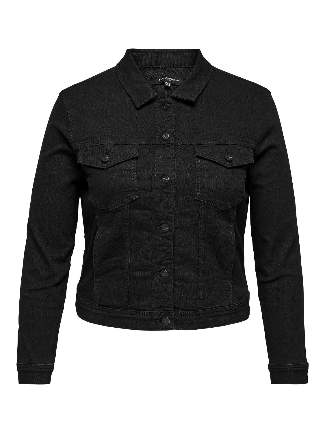 ONLY Carmakoma Jeansjacken schwarz