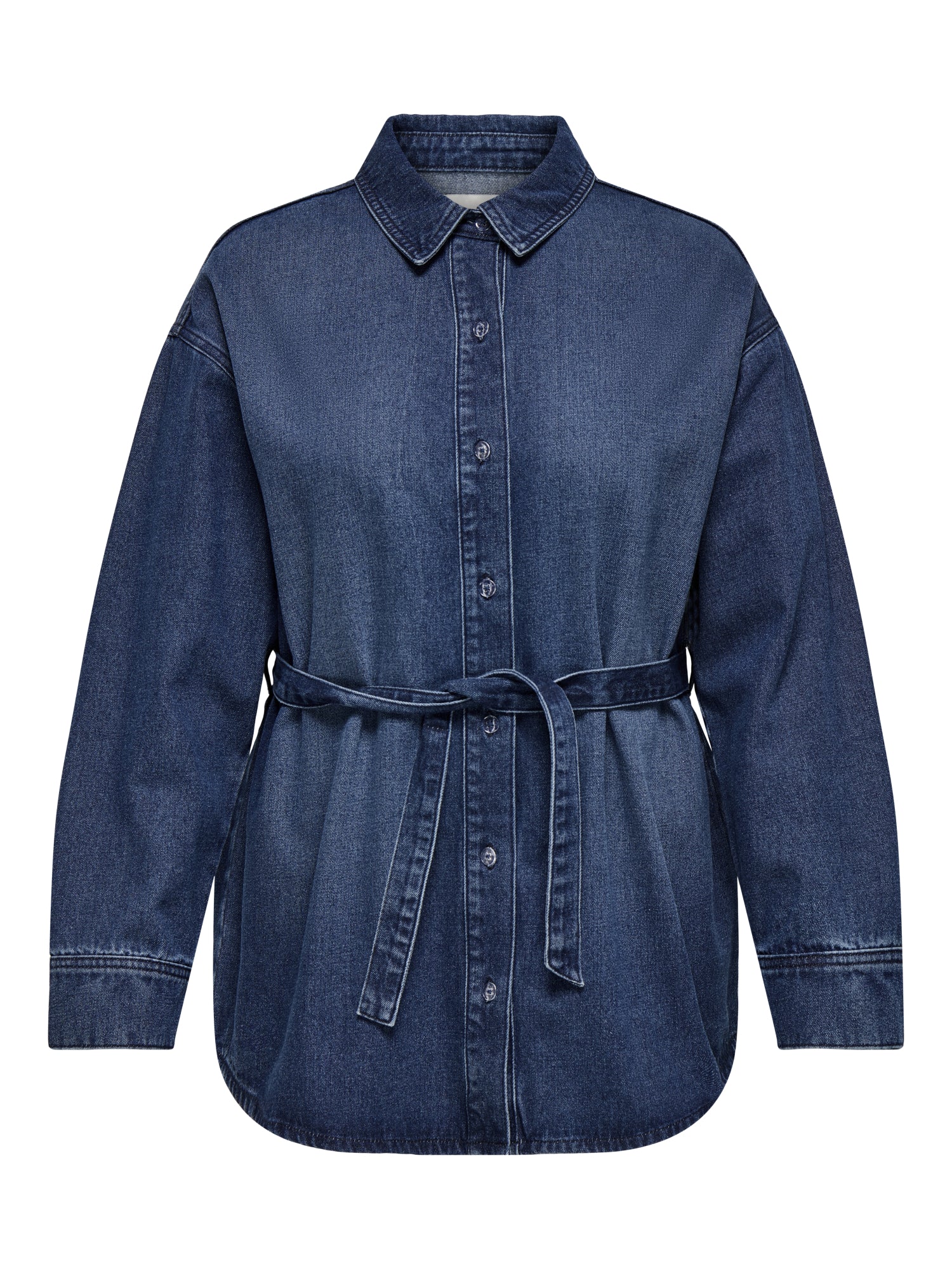 ONLY Carmakoma Hemdblusen dunkelblau