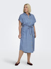 ONLY Carmakoma Kleider blau