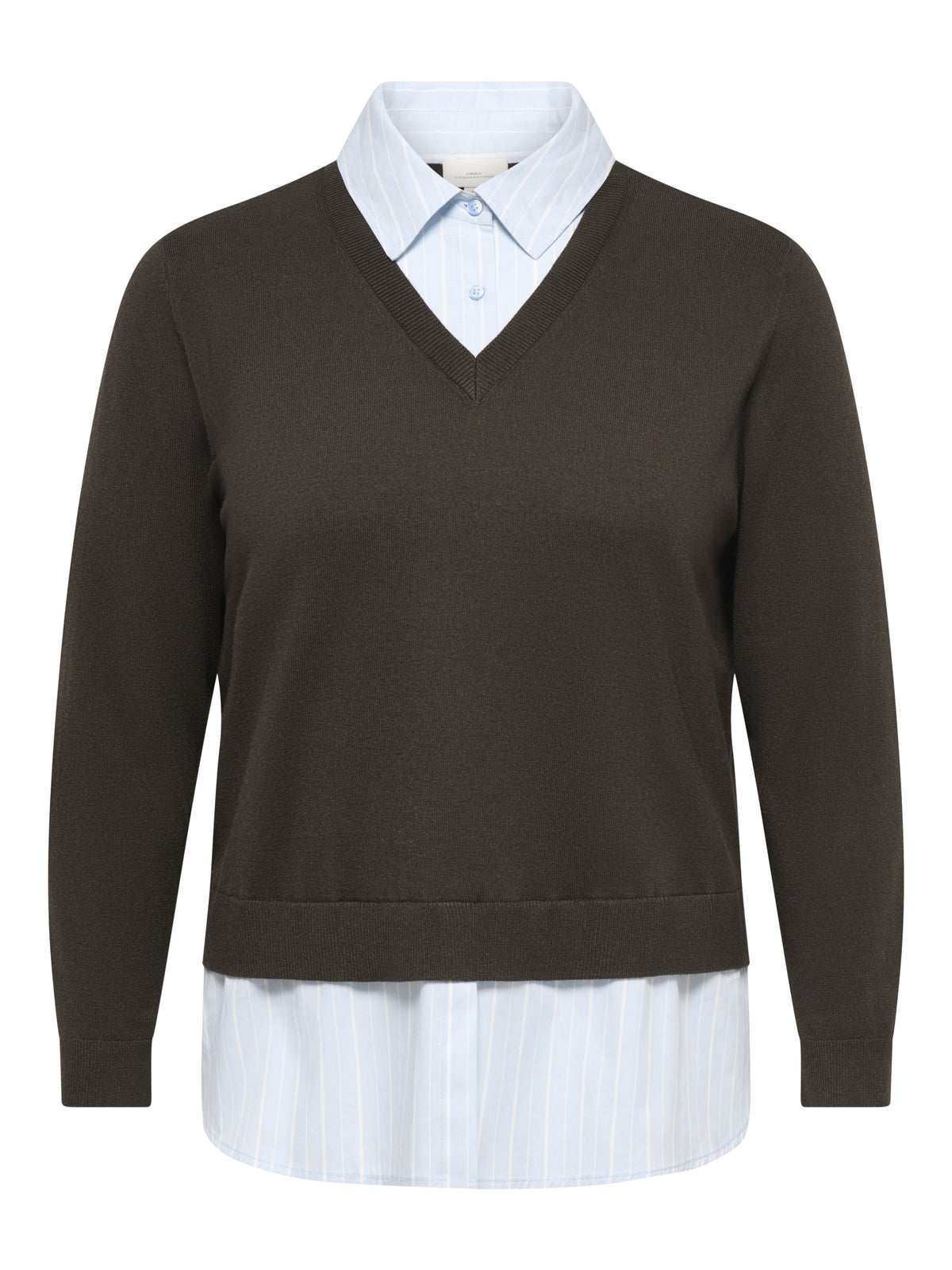 ONLY Carmakoma Pullover braun