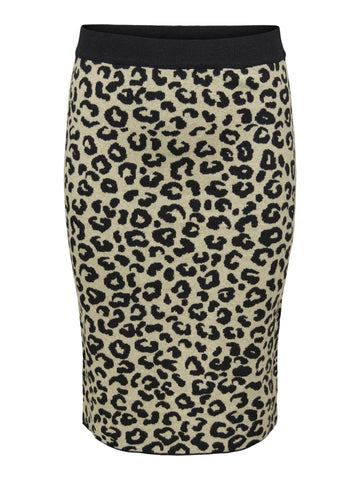 Rock mit Leopardenmuster