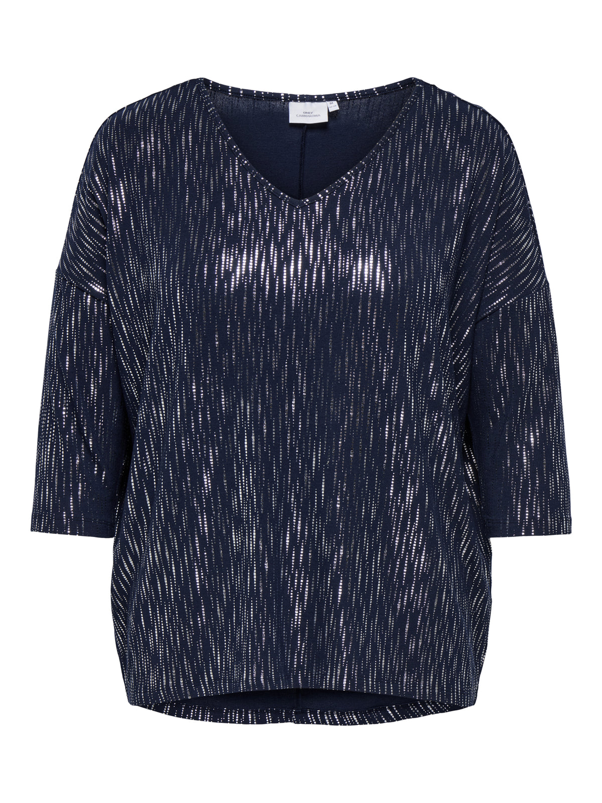 ONLY Carmakoma Blusen dunkelblau