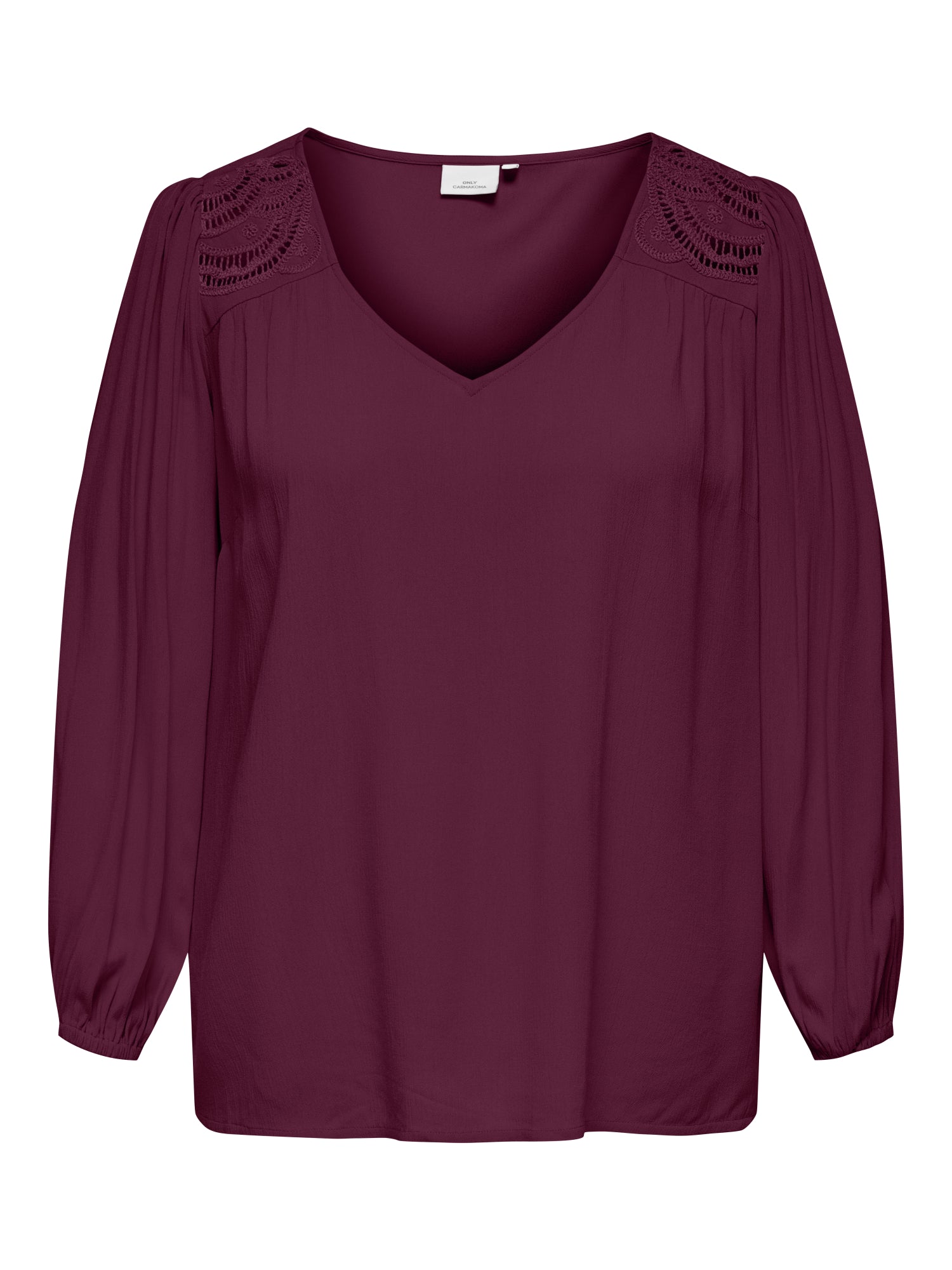ONLY Carmakoma Blusen bordeaux