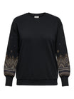 ONLY Carmakoma Sweatshirts schwarz