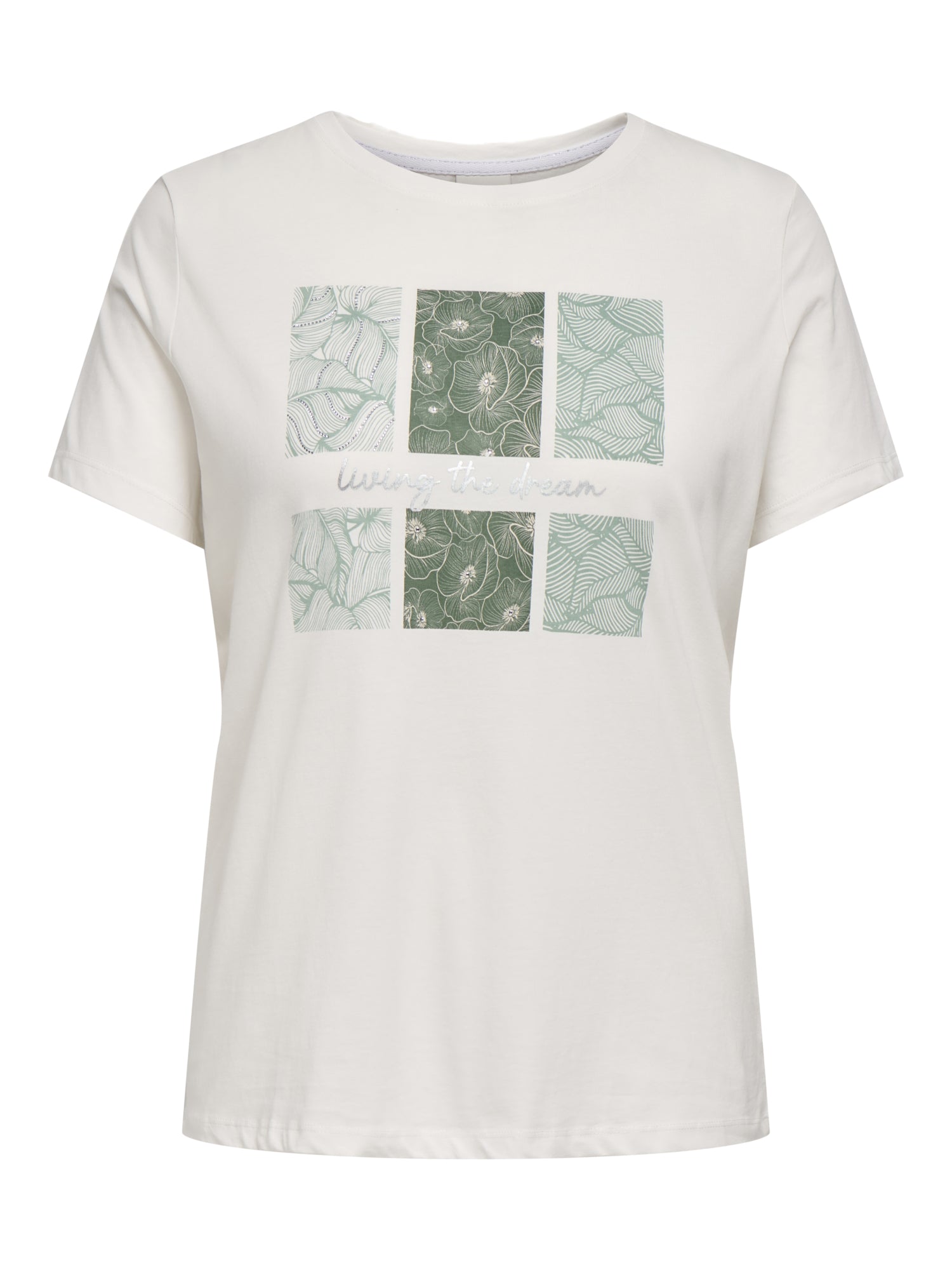 ONLY Carmakoma T-Shirts hellgrau