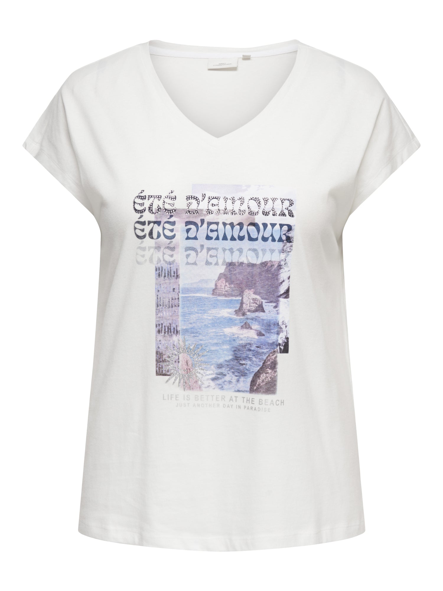 ONLY Carmakoma T-Shirts weiß