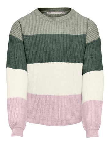 Gestreifter Strickpullover