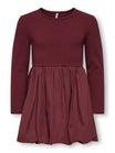 ONLY Kids Kleider bordeaux