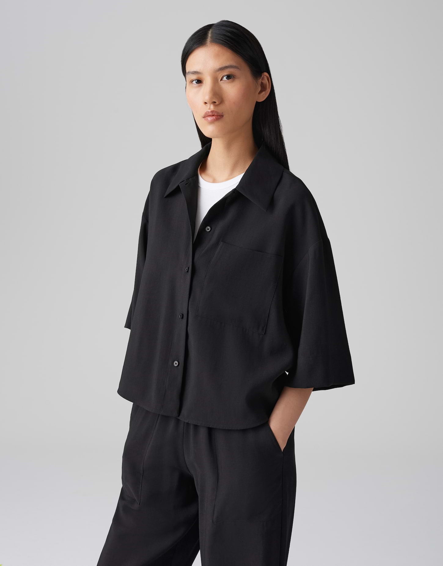 OPUS Hemdblusen  schwarz